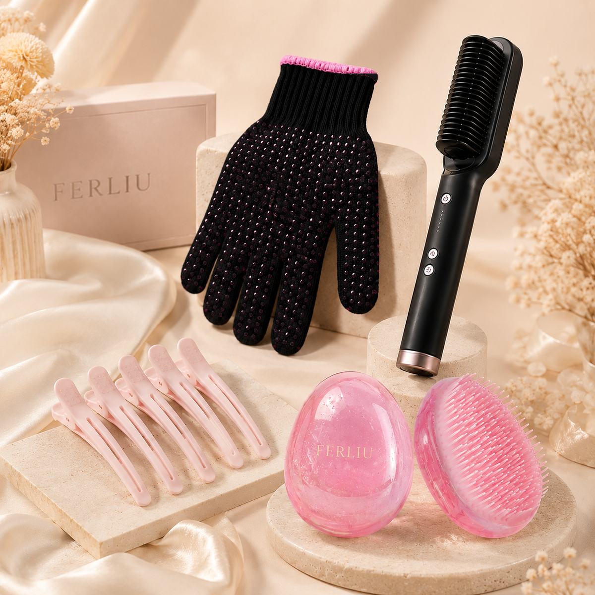 SleekFinish™ Anti-Frizz Straightening Brush